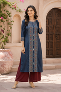 Neel Noor Silk Kurta