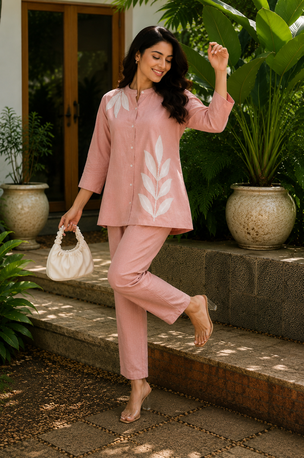 Peach Petal Co-ord Set