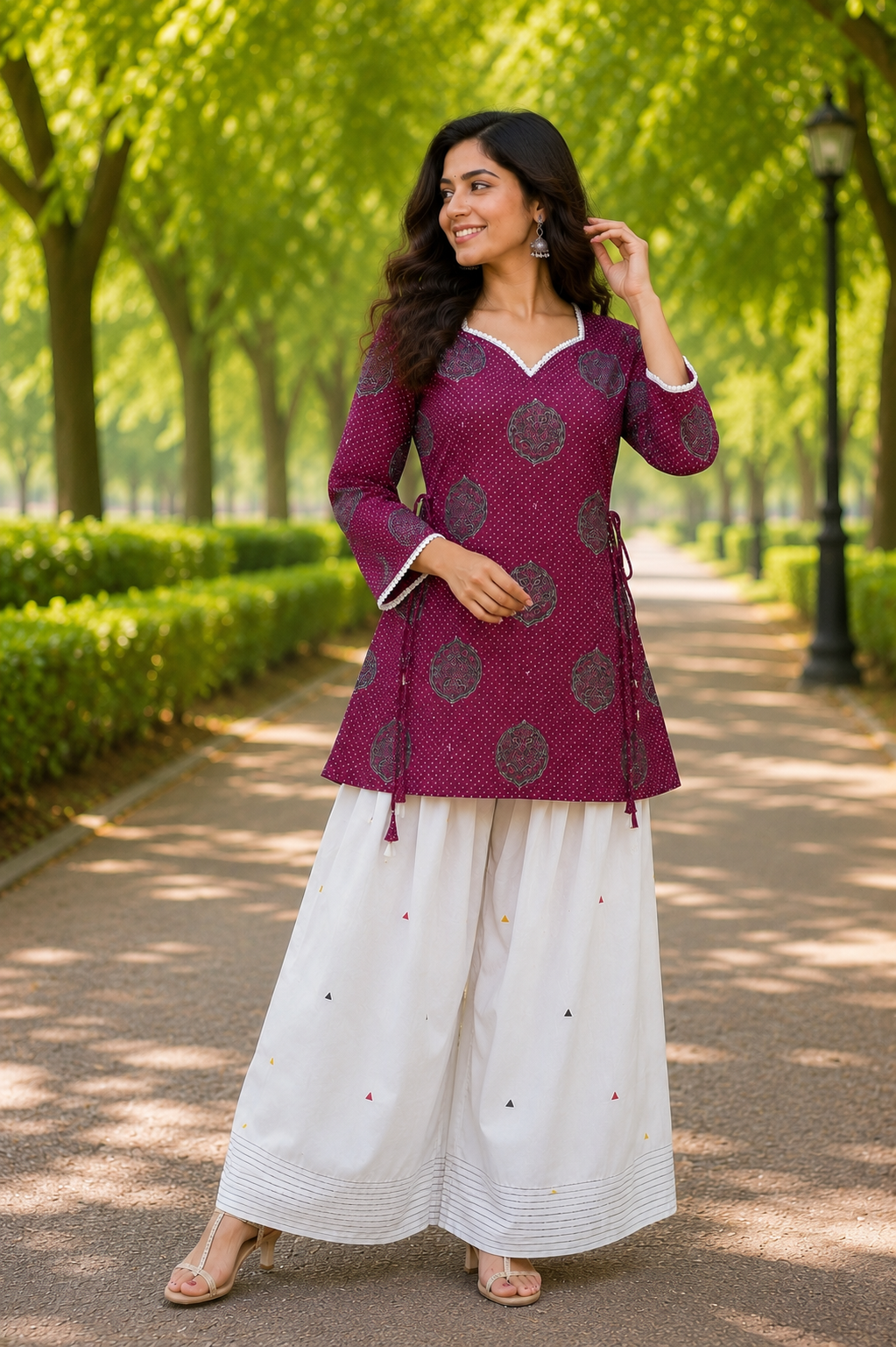 Gulnaar Cotton Farshi Set