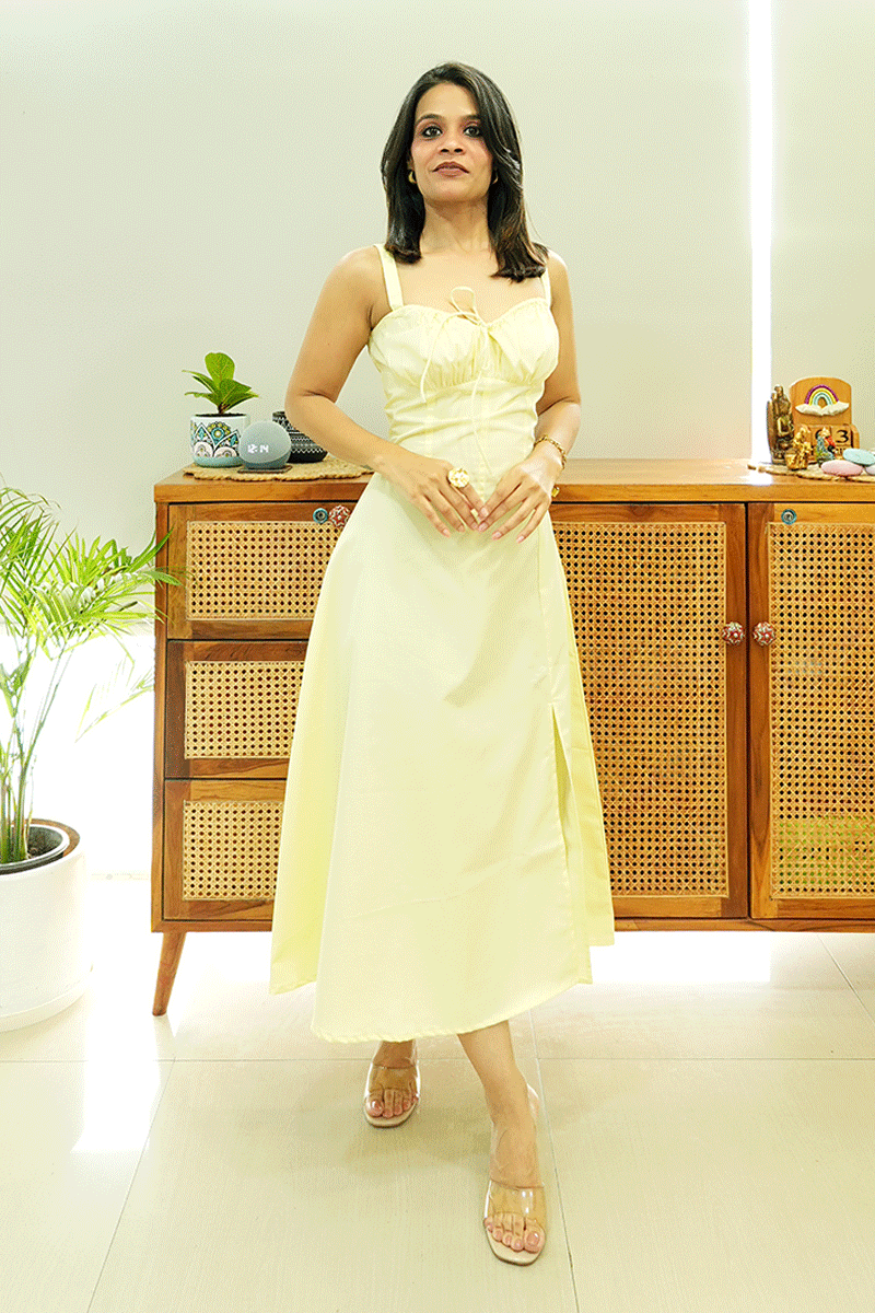Buttercup Cotton Midi Dress