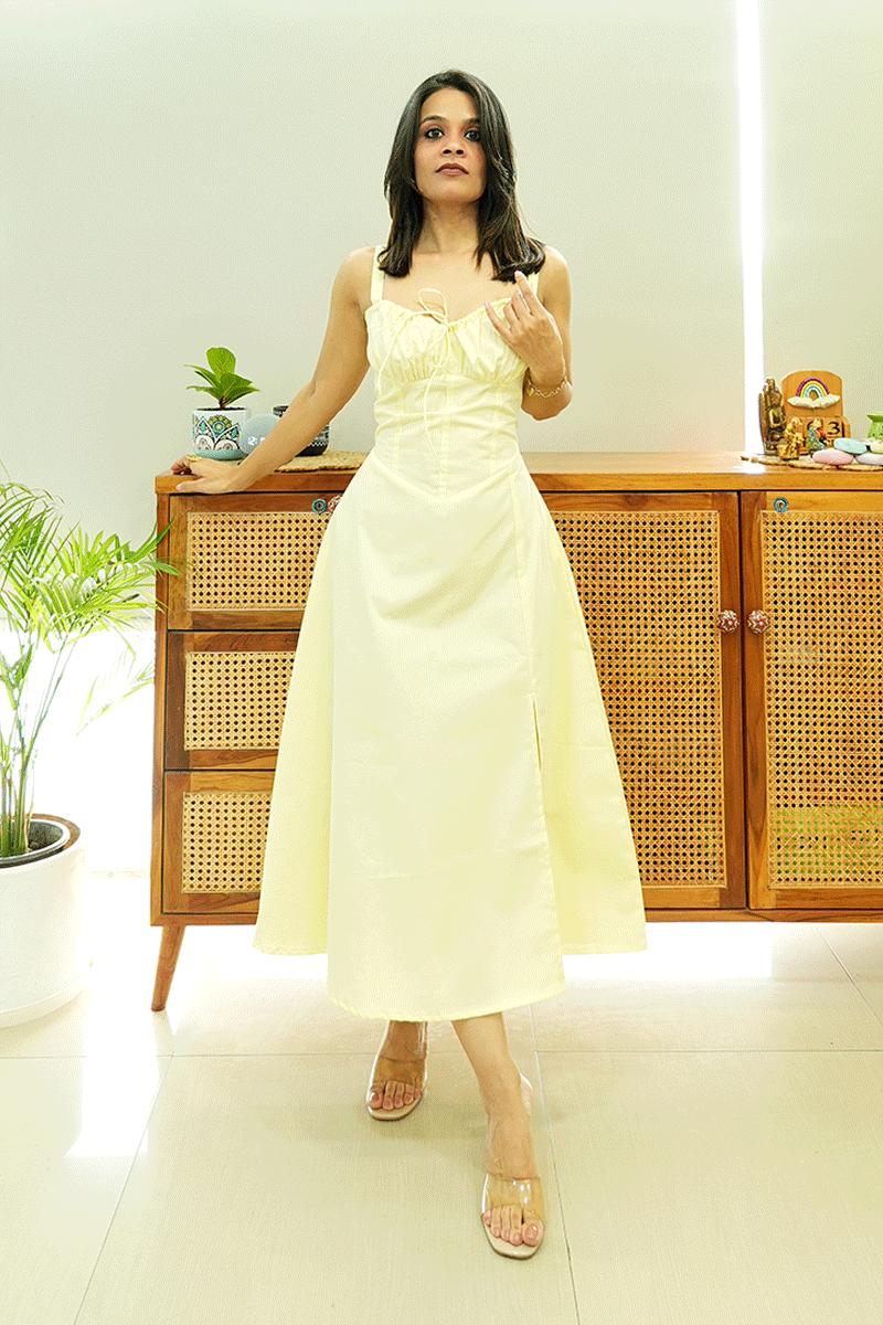 Buttercup Cotton Midi Dress