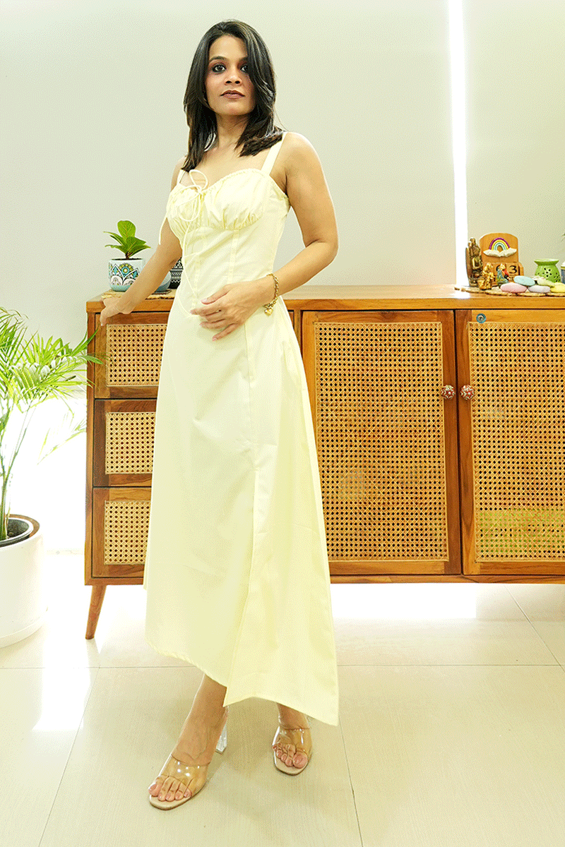 Buttercup Cotton Midi Dress