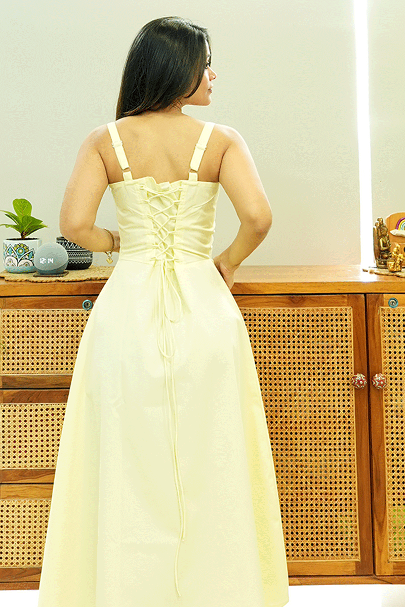 Buttercup Cotton Midi Dress