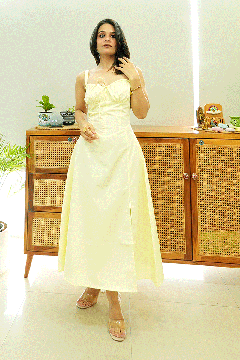 Buttercup Cotton Midi Dress