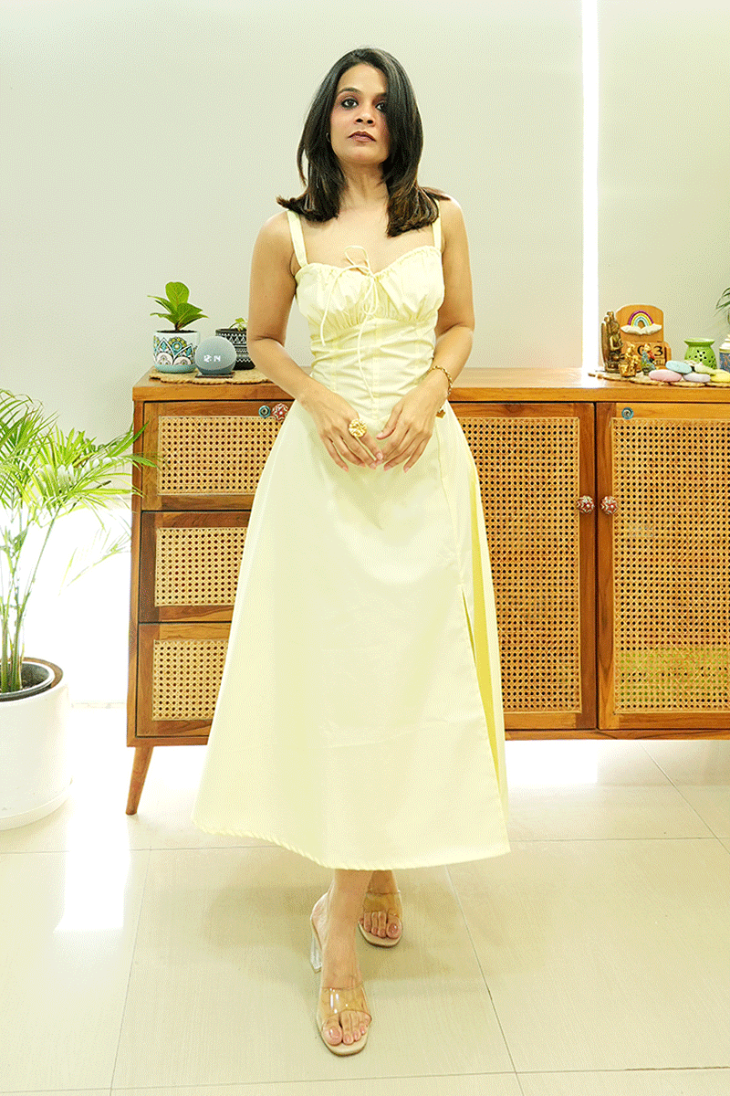 Buttercup Cotton Midi Dress