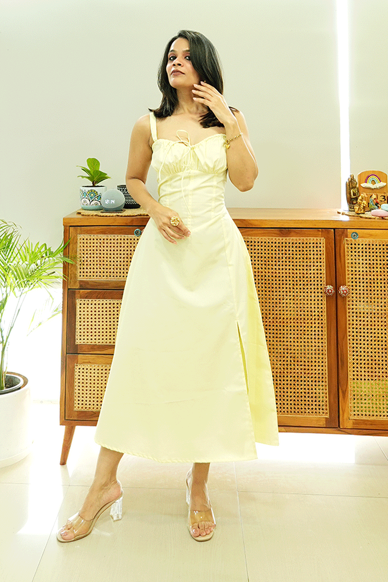 Buttercup Cotton Midi Dress