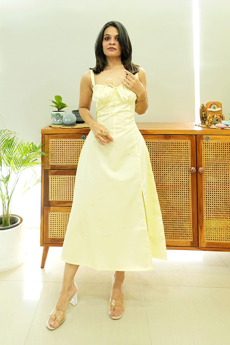 Buttercup Cotton Midi Dress