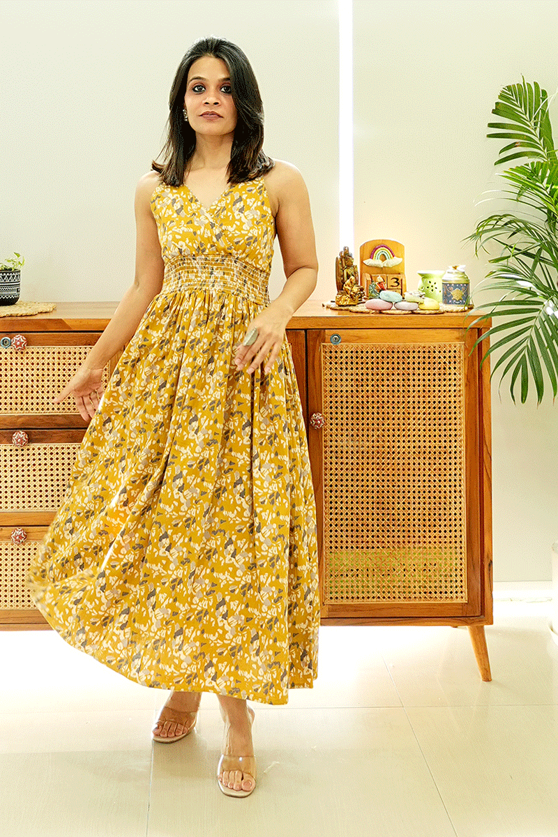 Sunbeam Bloom Cotton Dress
