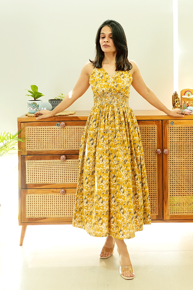 Sunbeam Bloom Cotton Dress