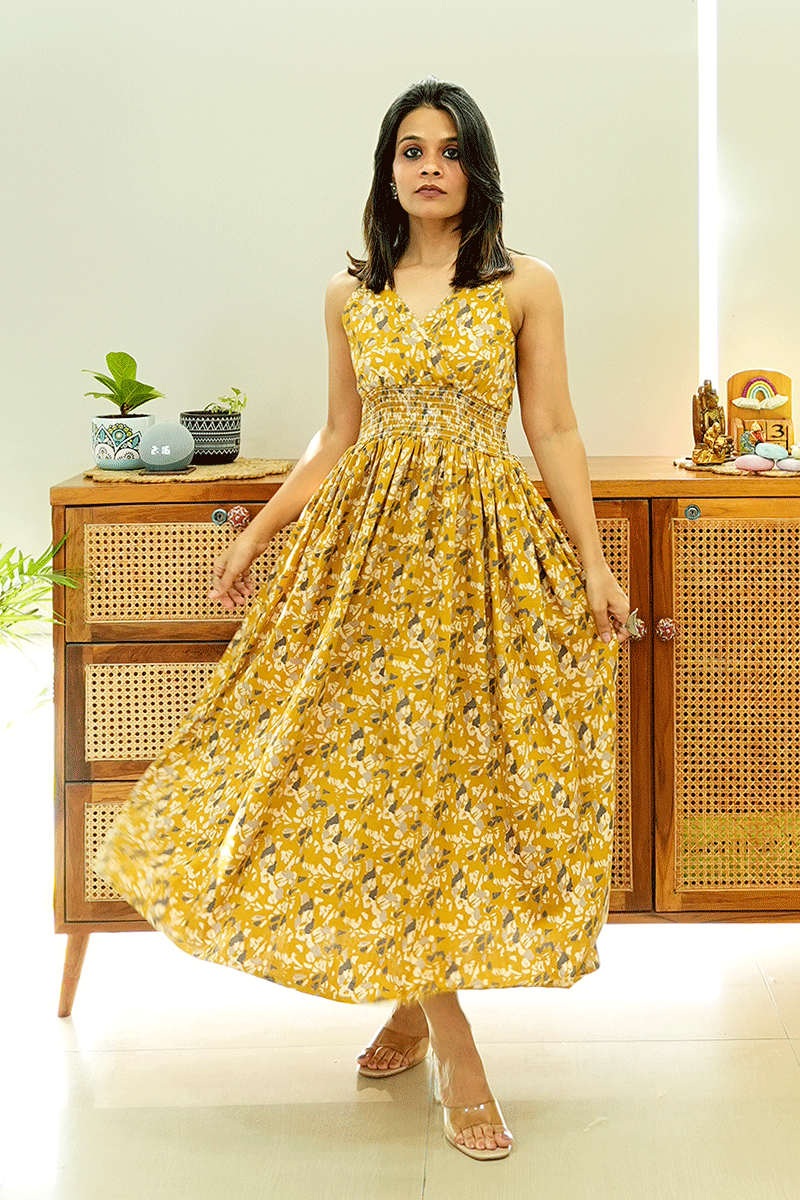 Sunbeam Bloom Cotton Dress