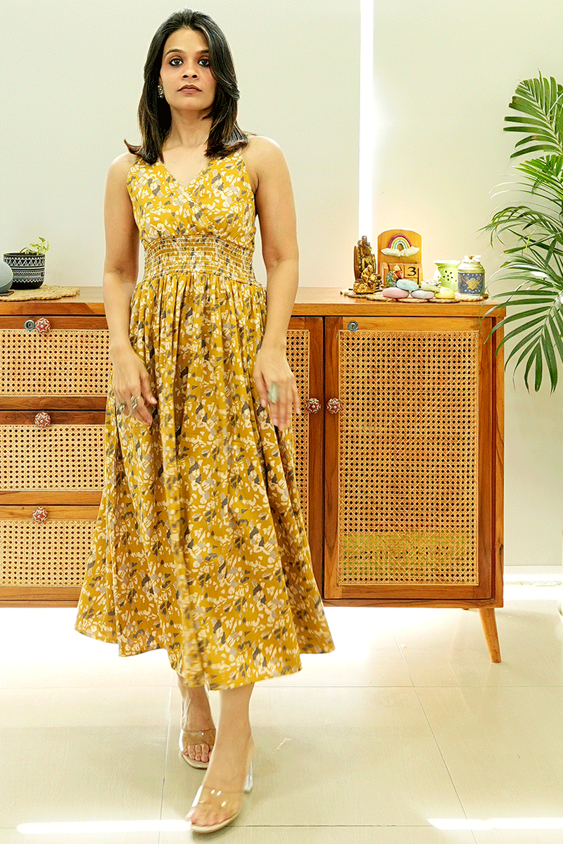 Sunbeam Bloom Cotton Dress