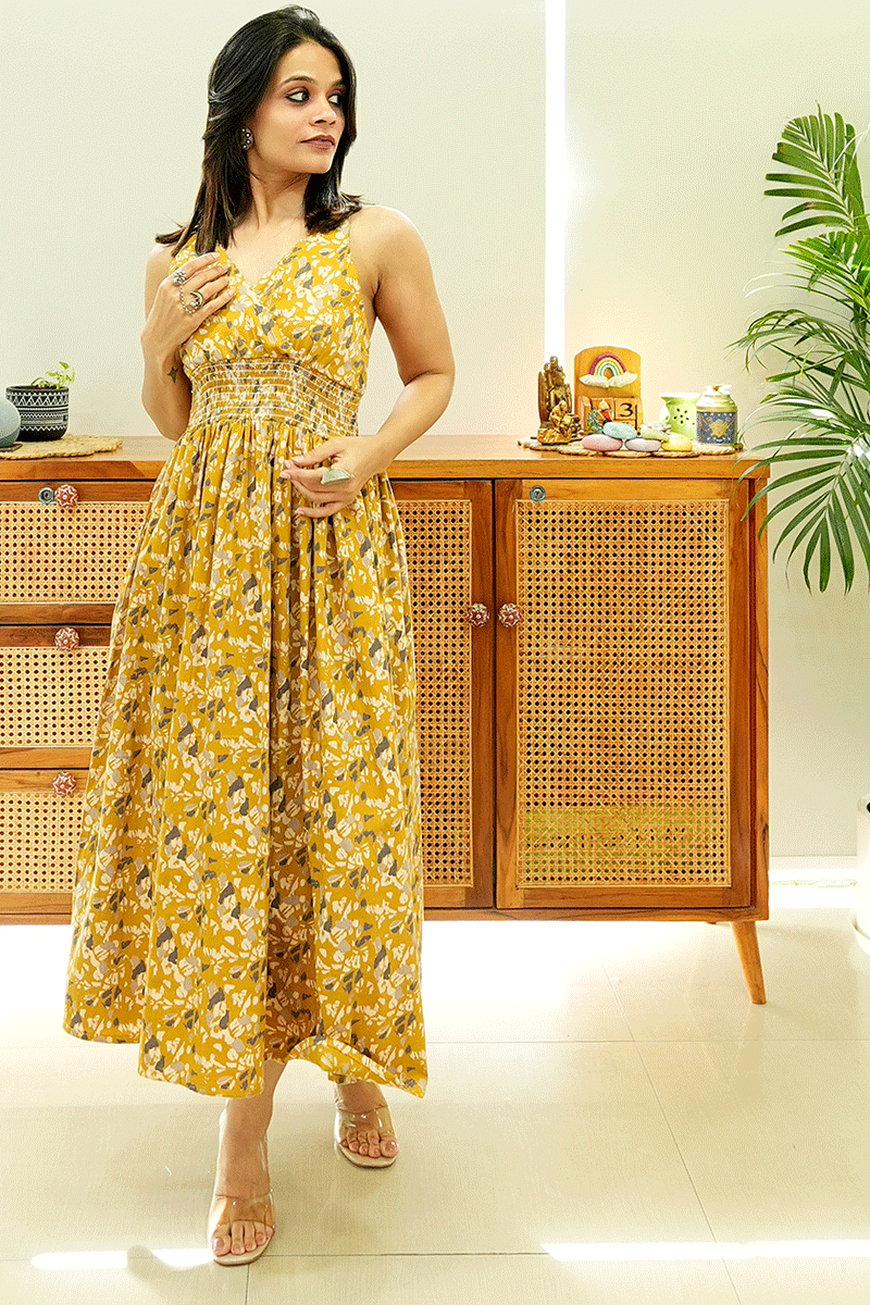 Sunbeam Bloom Cotton Dress