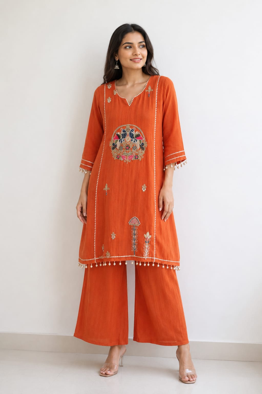 Rust Bloom Festive Co-ord Set
