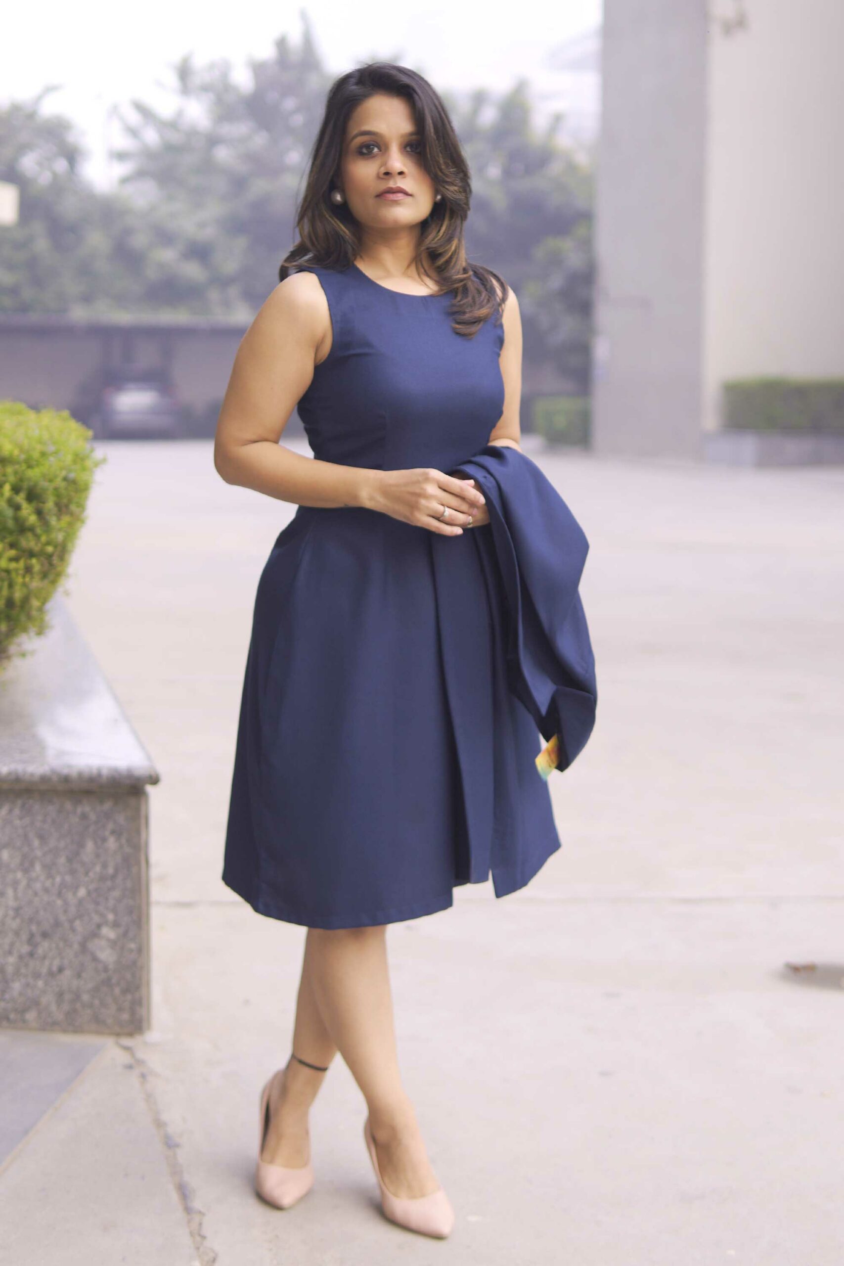 Tulip Dress in Navy Blue - The BMD Shop - Your Bridesmaid Dresses Specialist